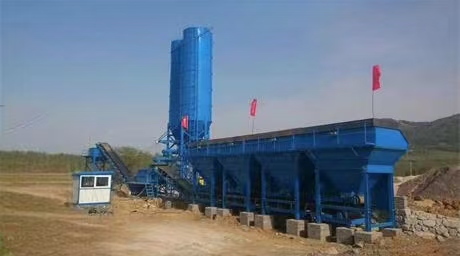 湖北600噸穩(wěn)定土攪拌站生產線