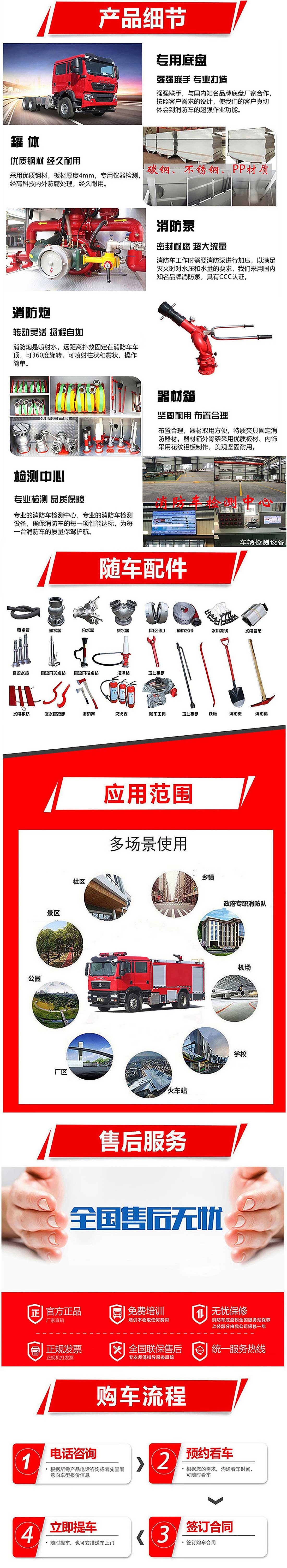 重汽輕卡4噸泡沫消防車